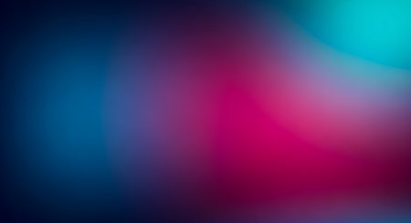 Smooth gradient blending deep blue with vibrant magenta and hints of cyan. Soft focus and luminous effect.の素材