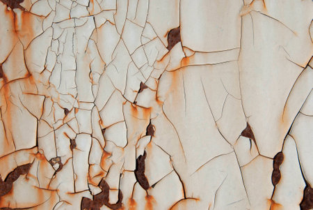 Abstract background of rusted metal surfaceの写真素材