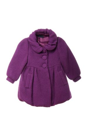 children's jacket isolated on white backgroundの写真素材