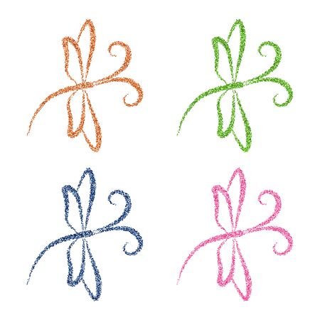 Dragonfly vector illustrationのイラスト素材