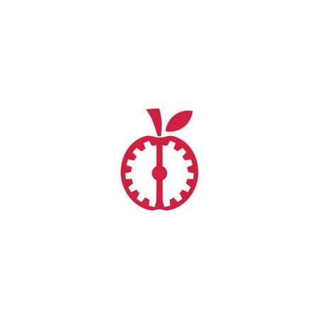 apple gear vector illustrationのイラスト素材