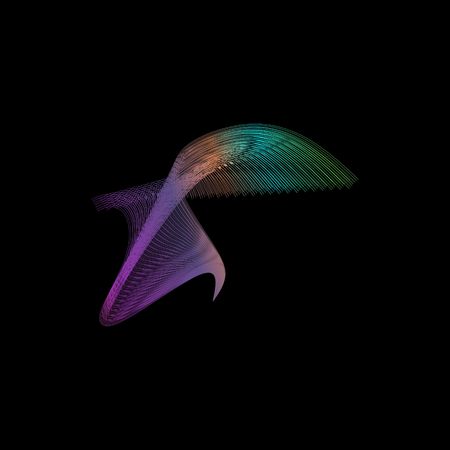 Aurora vector illustration