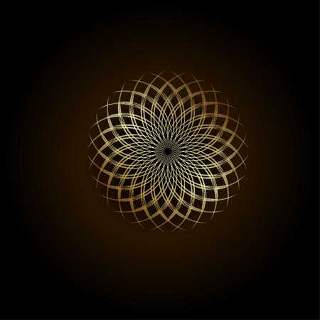 Golden ratio vector illustrationのイラスト素材