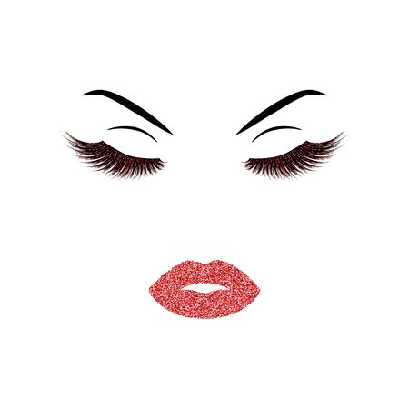 Makeup vector illustrationのイラスト素材