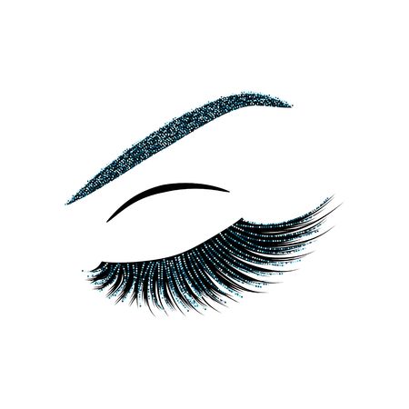 Lashes vector illustrationのイラスト素材