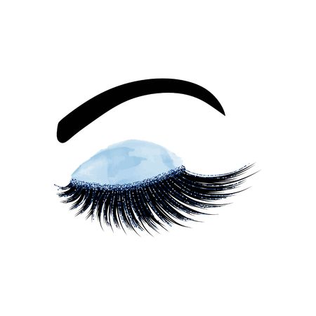 Lashes vector illustrationのイラスト素材