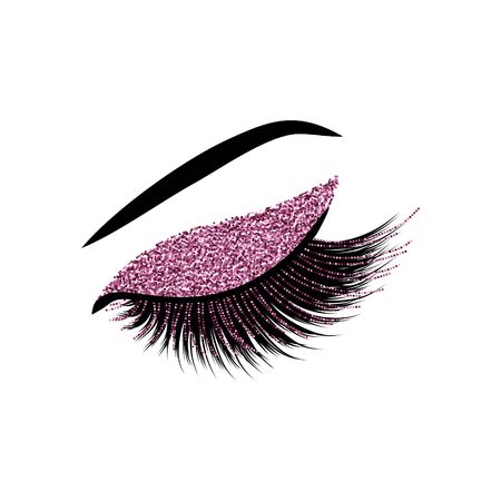 Lashes vector illustrationのイラスト素材