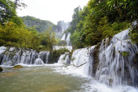 Big Waterfall at Umpang Tak Thailandの写真素材