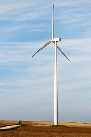 Wind power plant, alternative electricityの写真素材