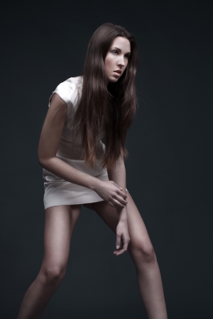 High fashion model posingの写真素材