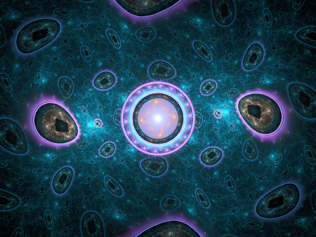Purple bacteria abstract backgroundの写真素材