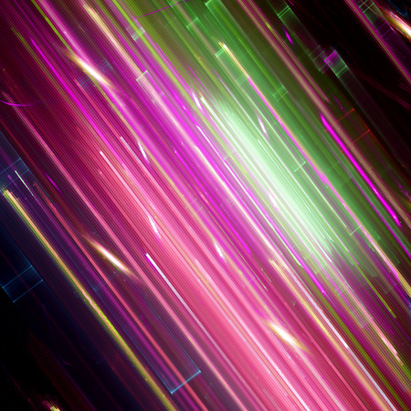 Futuristic colorful neon background, computer generated fractalの写真素材