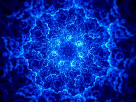 Colorful blue heaven, computer generated abstract background