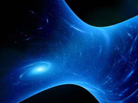 Space time declination, computer generated abstract backgroundの写真素材