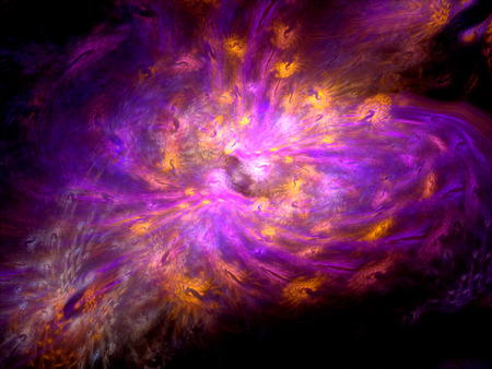 Purple genesis background, computer generated abstract backgroundの写真素材