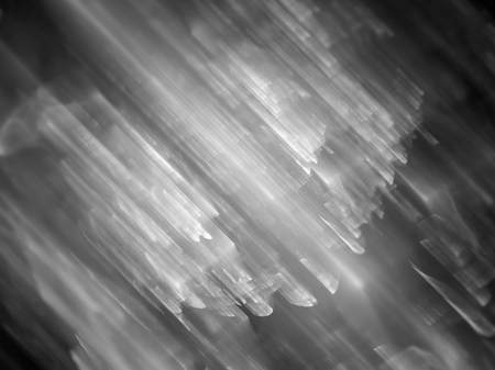 Glowing multidimensional technology, computer generated abstract background, black and white intensity map, 3D renderingの写真素材