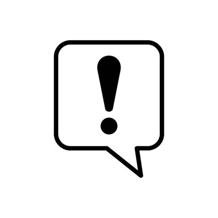 exclamation symbol icon vector design templateのイラスト素材