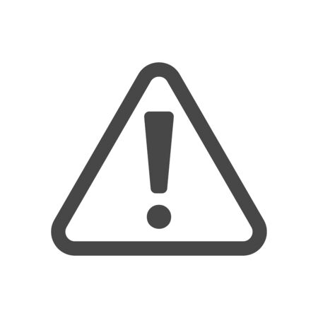 exclamation symbol icon vector design templateのイラスト素材