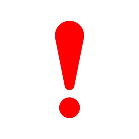 exclamation symbol icon vector design templateのイラスト素材