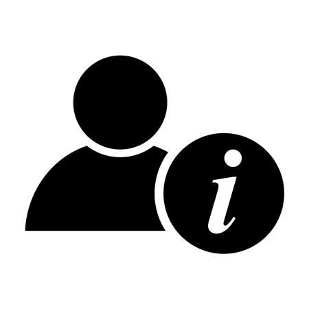 information symbol - help desk icon vector design template in white backgroundのイラスト素材