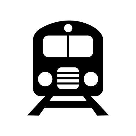 train - transportation icon vector design template in white backgroundのイラスト素材