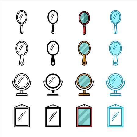 pie icon set vector design template simple and cleanのイラスト素材