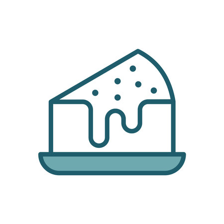 cake icon vector design template simple and clean