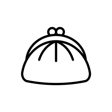 purse icon vector design template simple and cleanのイラスト素材