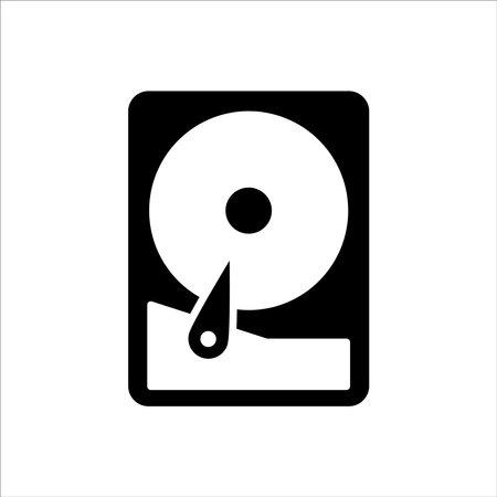 hard disk icon vector design template simple and clean