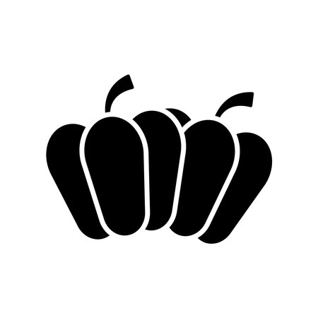 paprika icon vector design template simple and cleanのイラスト素材