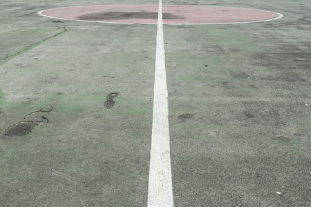 Basketball Court ,Concrete Sport Fieldの写真素材
