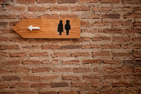 Sign of public toilets WCの写真素材