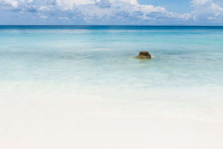 Beautiful sea and beach in Thailand,Ta Chai islandの写真素材