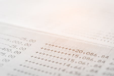close up saving account book,saving concept