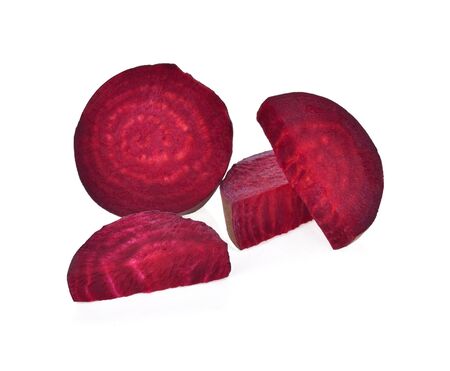 Beetroot isolated on white backgroundの写真素材