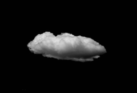 clouds on black backgroundの写真素材