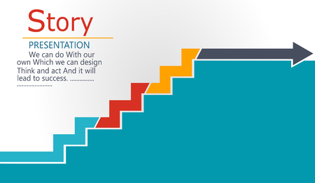 Stairs of successのイラスト素材