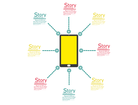 Phone componentsのイラスト素材