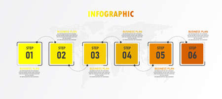 Infographic vector illustration can be used for presentations, processes, layouts, banners, data graphs. Education businessのイラスト素材
