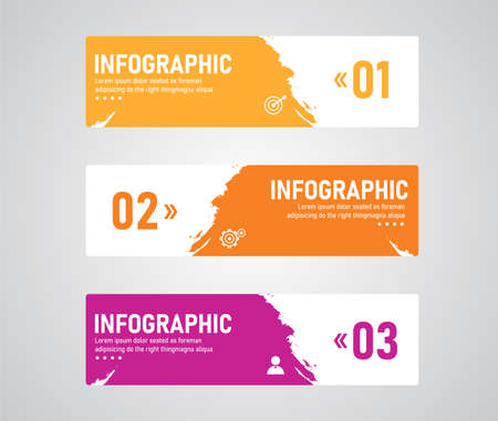Infographic vector illustration can be used for presentations, processes, layouts, banners, data graphs. Education businessのイラスト素材