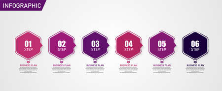 Infographic vector illustration can be used for presentations, processes, layouts, banners, data graphs. Education businessのイラスト素材
