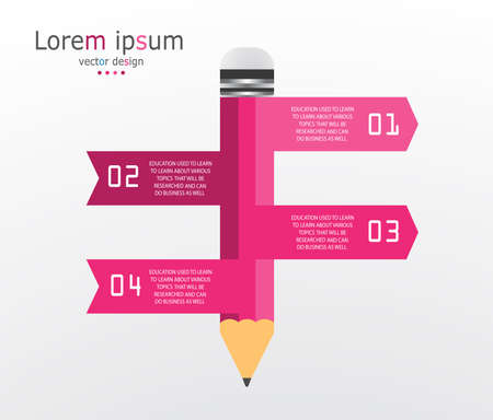 diagram Business and Education vector illustrationのイラスト素材