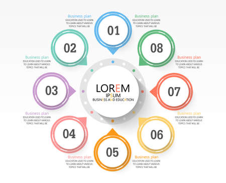 infographic can be used for process, presentations, layout, banner,info graphのイラスト素材