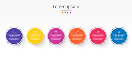 vector illustration Can be used for process, presentations, layout, banner,info graphのイラスト素材