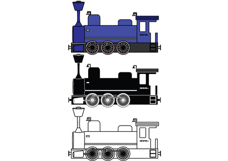 Children's_trainsのイラスト素材
