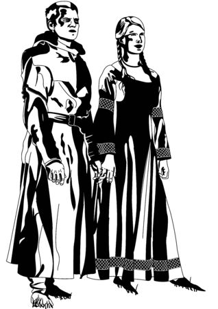 Gothic formal dress 2のイラスト素材