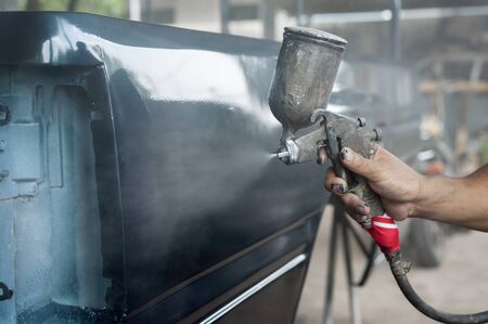 car paintingの写真素材