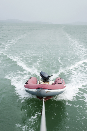 dinghy rubberの写真素材