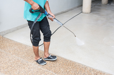 floor cleaner with High-pressureの写真素材