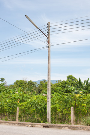 Electric poleの写真素材